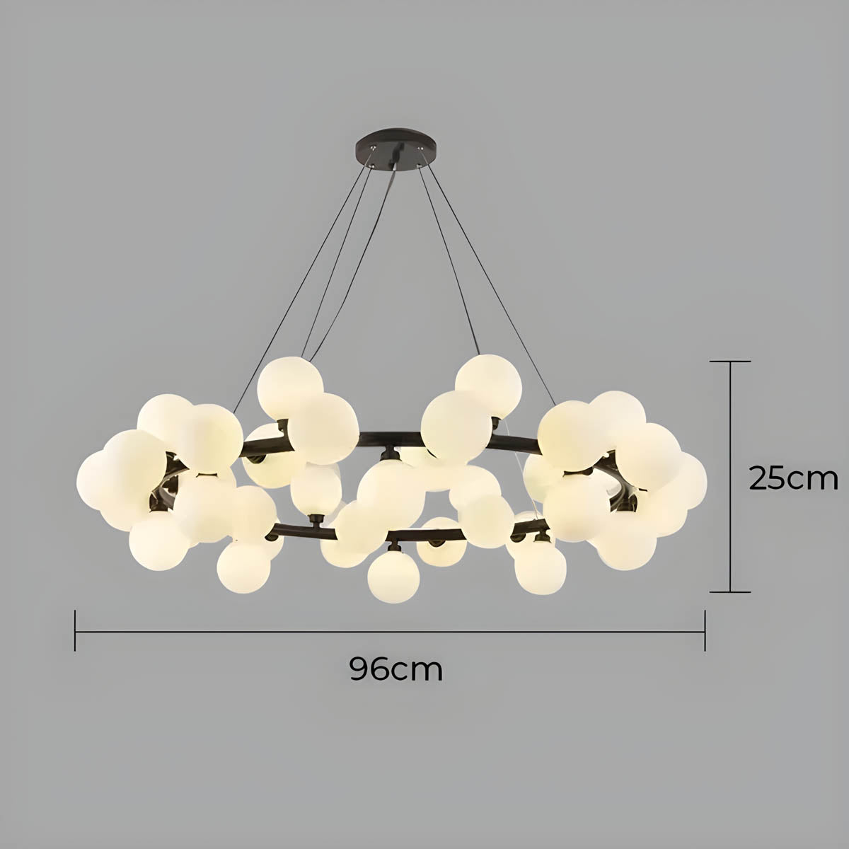 Brier Drop Glass Chandelier — gallery image 21