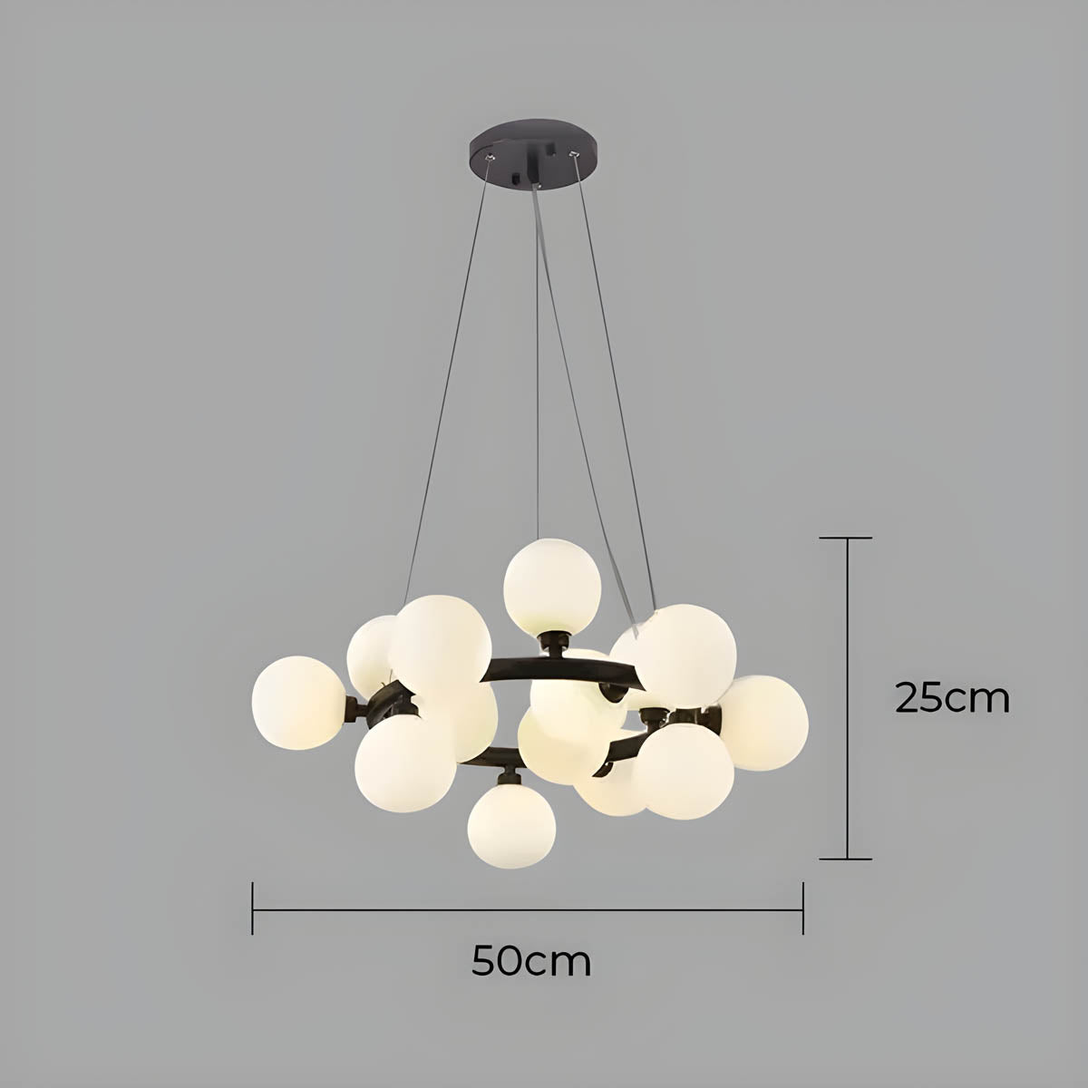 Brier Drop Glass Chandelier — gallery image 13
