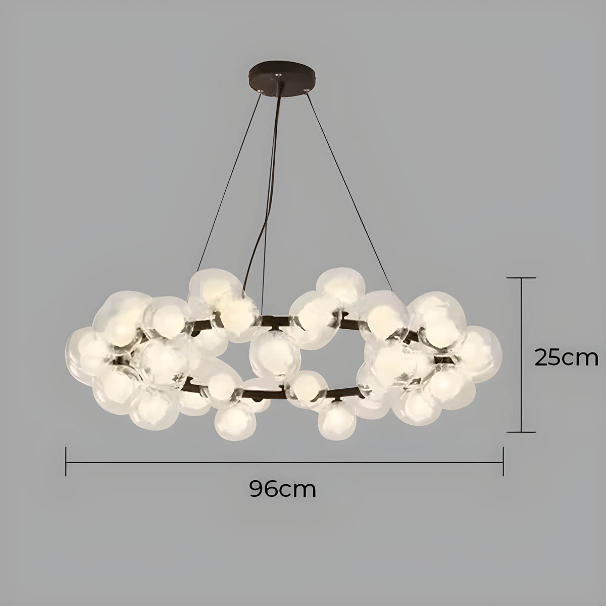 Brier Drop Glass Chandelier — gallery image 23
