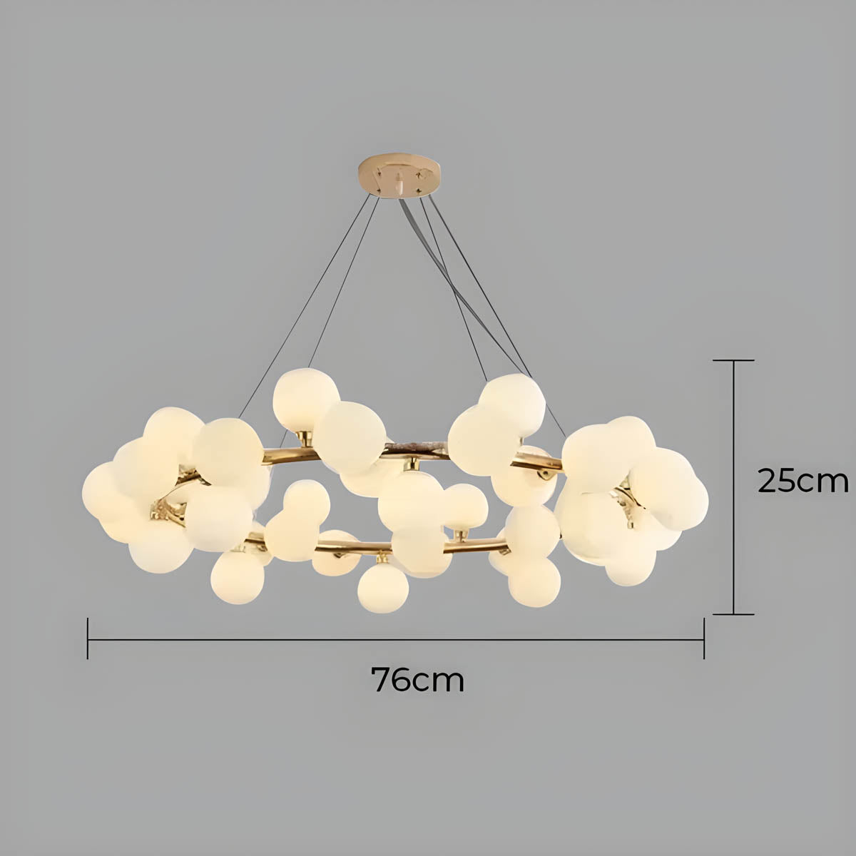 Brier Drop Glass Chandelier — gallery image 18