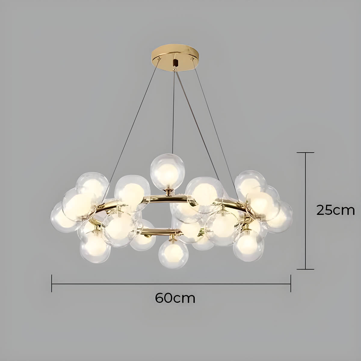 Brier Drop Glass Chandelier — gallery image 27