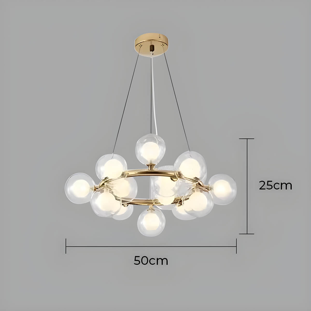 Brier Drop Glass Chandelier — gallery image 16