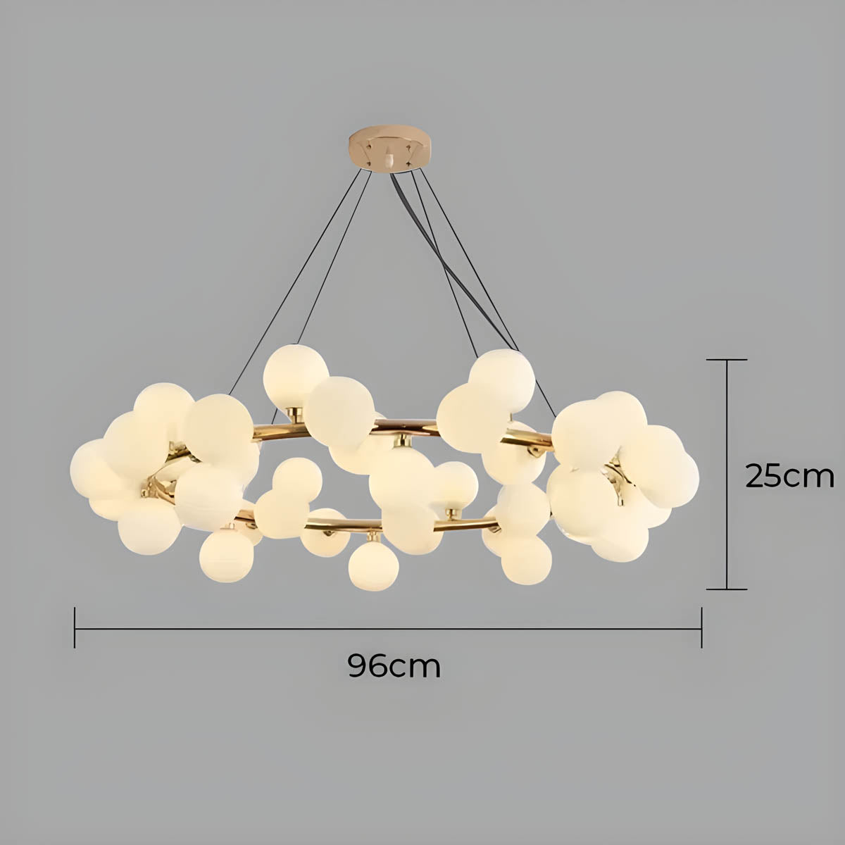 Brier Drop Glass Chandelier — gallery image 22