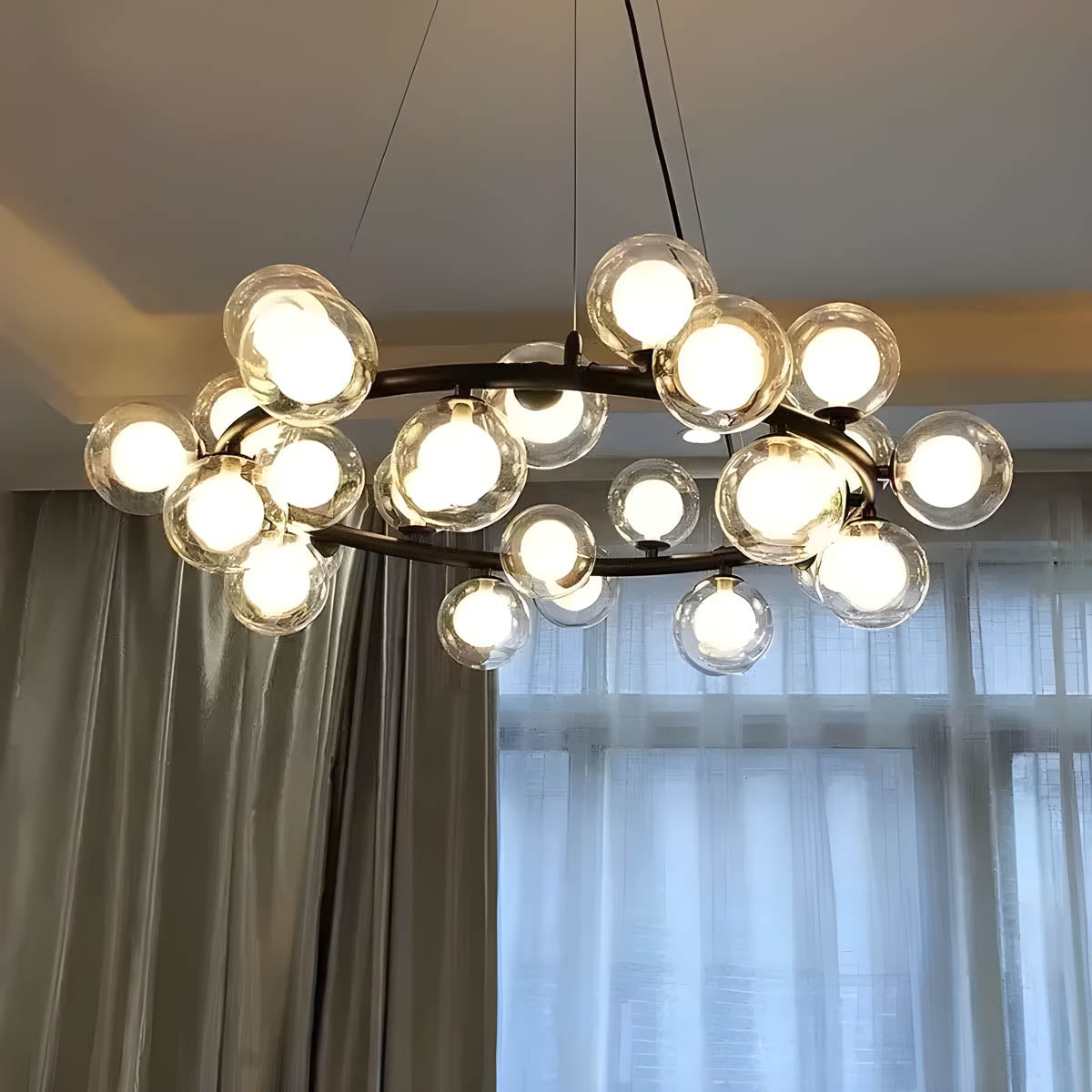 Brier Drop Glass Chandelier — gallery image 9