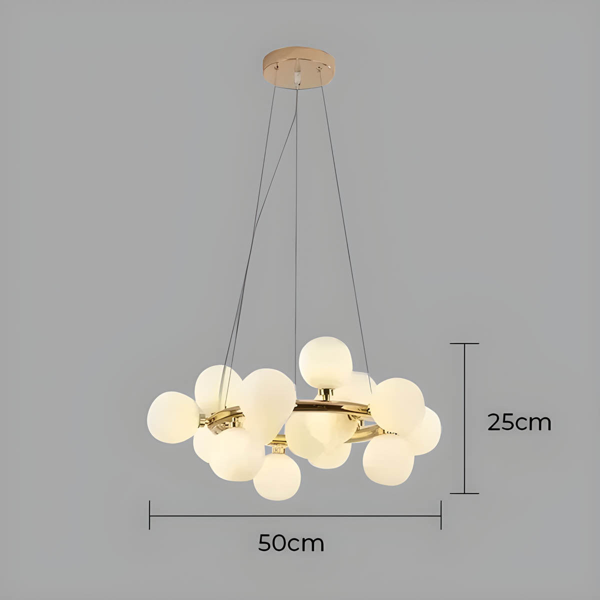 Brier Drop Glass Chandelier — gallery image 14