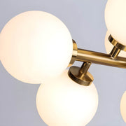 Birch Drop Glass Linear Chandelier — gallery image 17