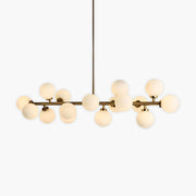 Birch Drop Glass Linear Chandelier — gallery image 1