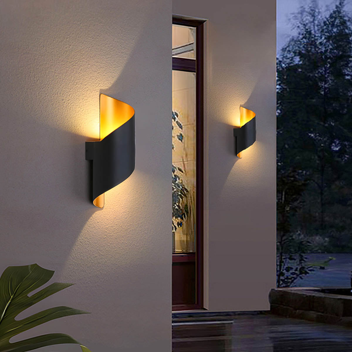 Sequoia Drop Aluminum Outdoor Wall Light — gallery image 12