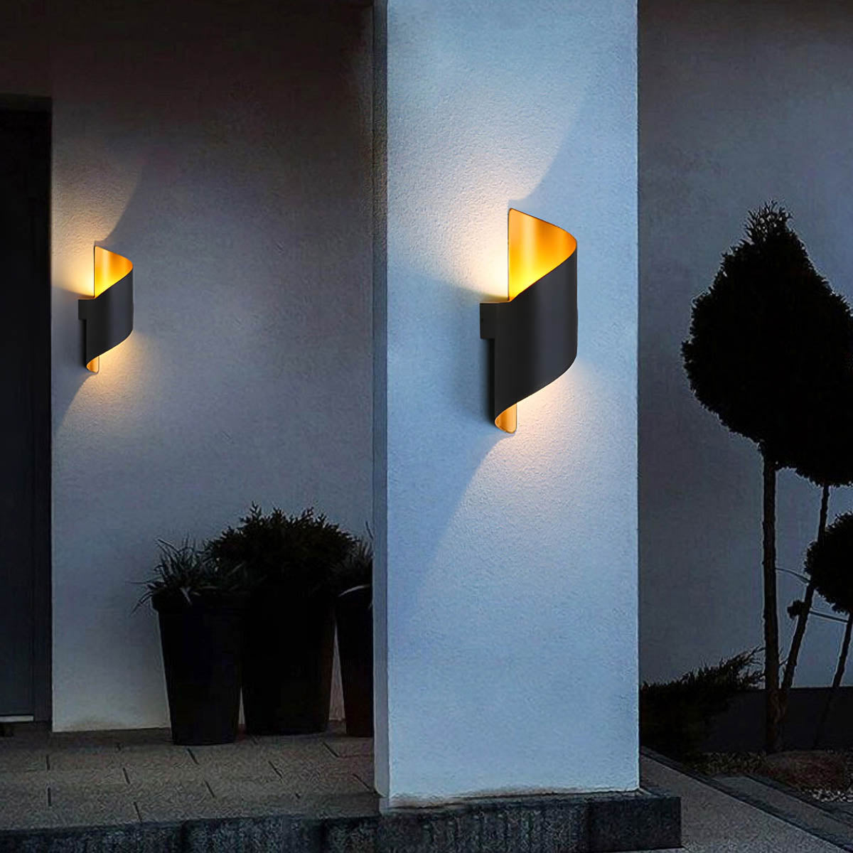 Sequoia Drop Aluminum Outdoor Wall Light — gallery image 11