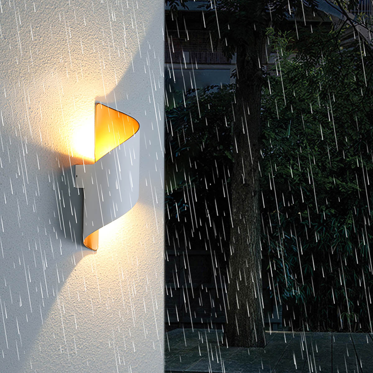 Sequoia Drop Aluminum Outdoor Wall Light — gallery image 3