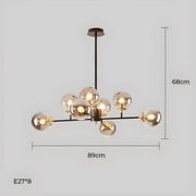 Lindenwood Drop Glass Globe Chandelier — gallery image 20