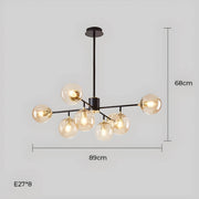Lindenwood Drop Glass Globe Chandelier — gallery image 19