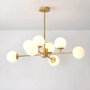 Lindenwood Drop Glass Globe Chandelier — gallery image 11