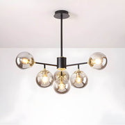 Lindenwood Drop Glass Globe Chandelier — gallery image 8