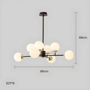 Lindenwood Drop Glass Globe Chandelier — gallery image 18