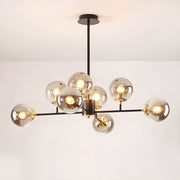 Lindenwood Drop Glass Globe Chandelier — gallery image 10