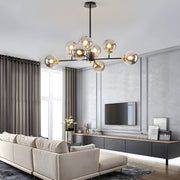 Lindenwood Drop Glass Globe Chandelier — gallery image 5