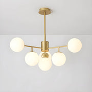 Lindenwood Drop Glass Globe Chandelier — gallery image 9