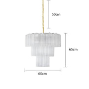 Thistle Drop Glass Chandelier — gallery image 19