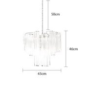 Thistle Drop Glass Chandelier — gallery image 12