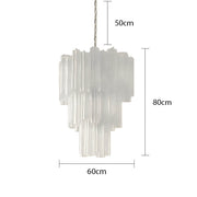 Thistle Drop Glass Chandelier — gallery image 24