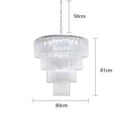 Thistle Drop Glass Chandelier — gallery image 22