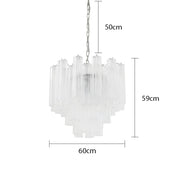 Thistle Drop Glass Chandelier — gallery image 16