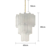 Thistle Drop Glass Chandelier — gallery image 25