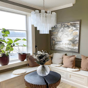 Thistle Drop Glass Chandelier — gallery image 2