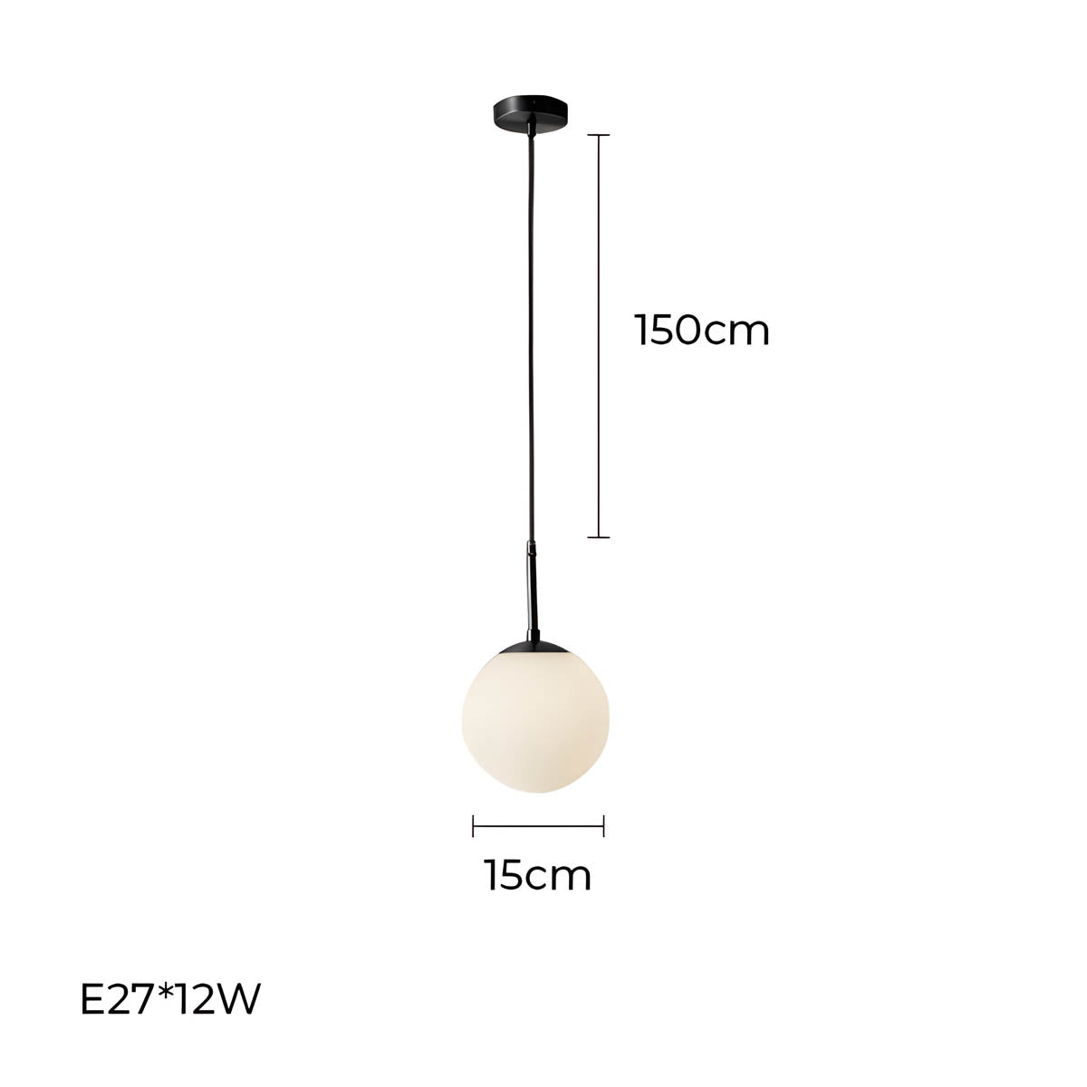 Fennel Drop Glass Pendant Light — gallery image 16
