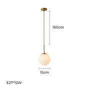 Fennel Drop Glass Pendant Light — gallery image 17