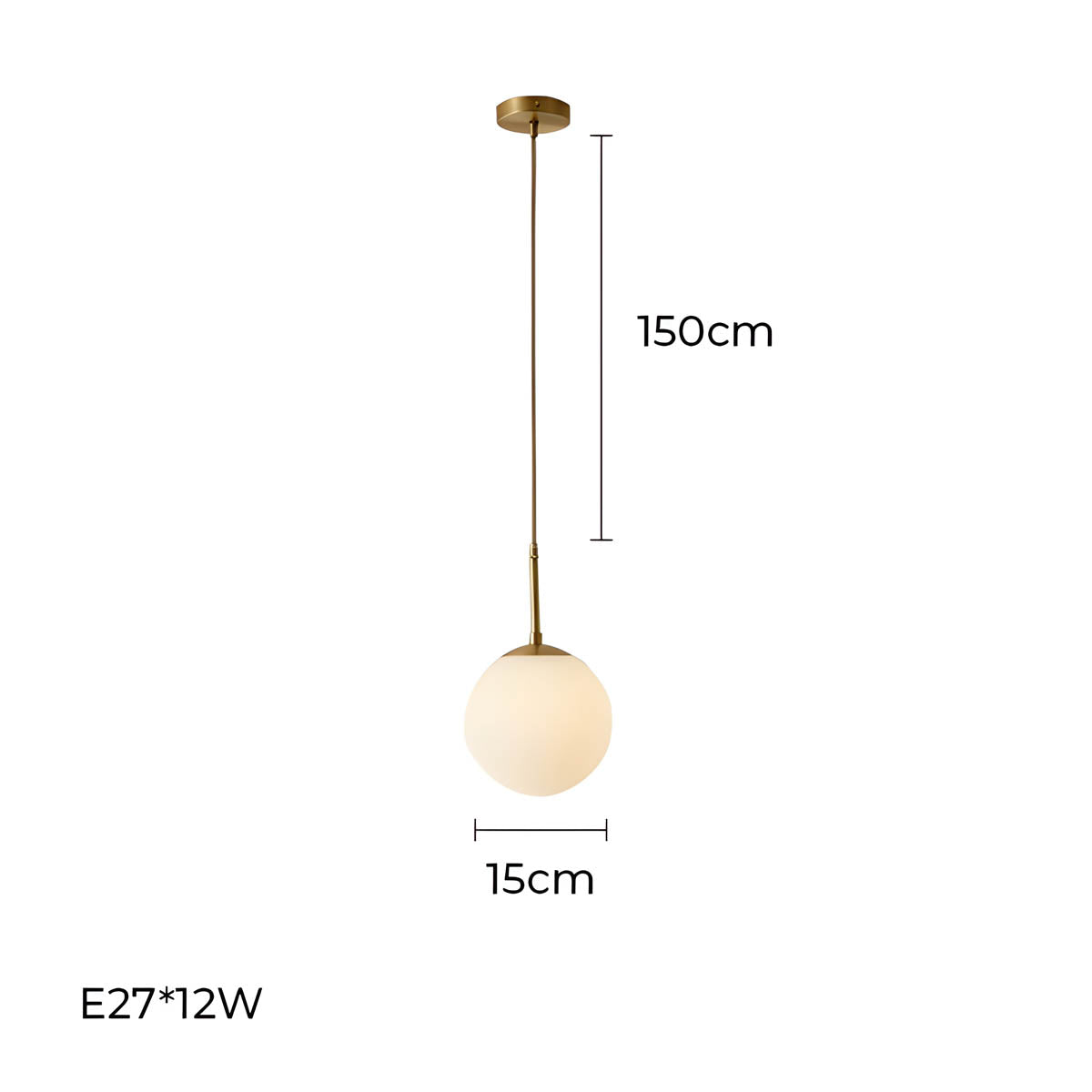 Fennel Drop Glass Pendant Light — gallery image 17