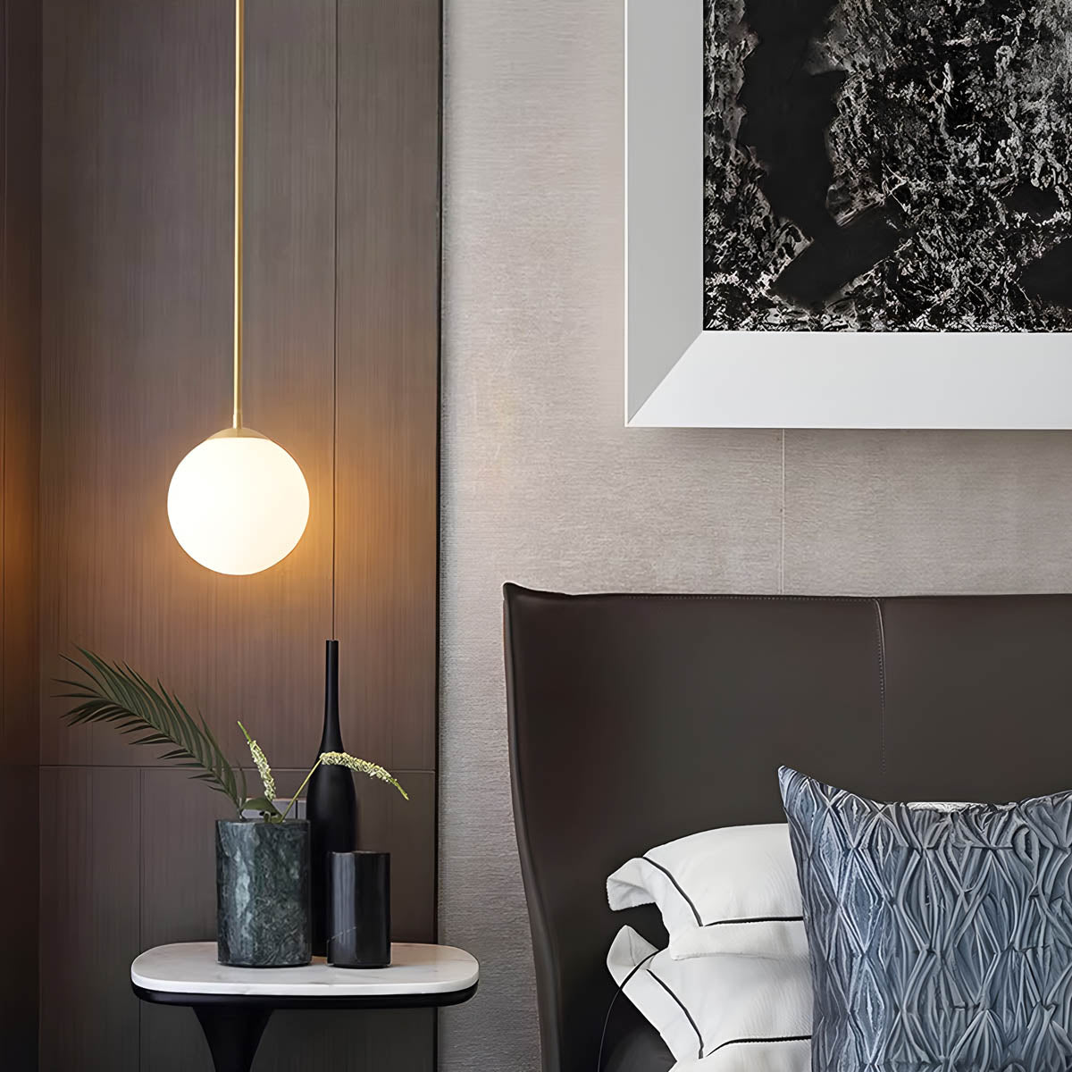 Fennel Drop Glass Pendant Light — gallery image 10