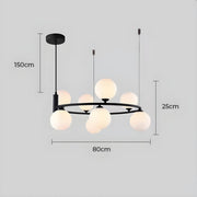 Haddon Drop Glass Chandelier — gallery image 14