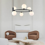 Haddon Drop Glass Chandelier — gallery image 3