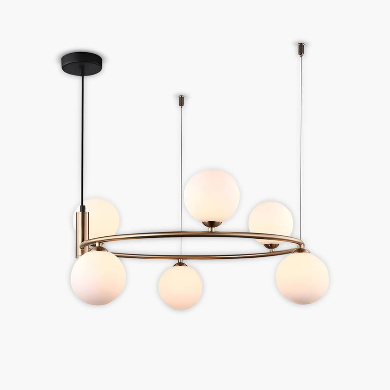 Haddon Drop Glass Chandelier — gallery image 1