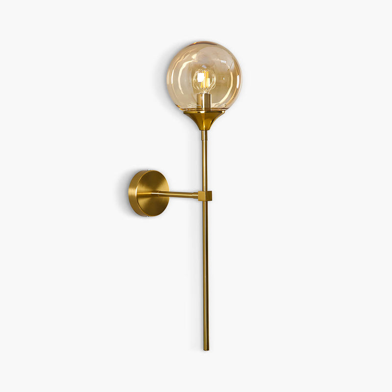 Briarwood Drop Glass Globe Wall Sconce — gallery image 1