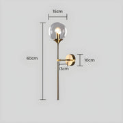 Briarwood Drop Glass Globe Wall Sconce — gallery image 20