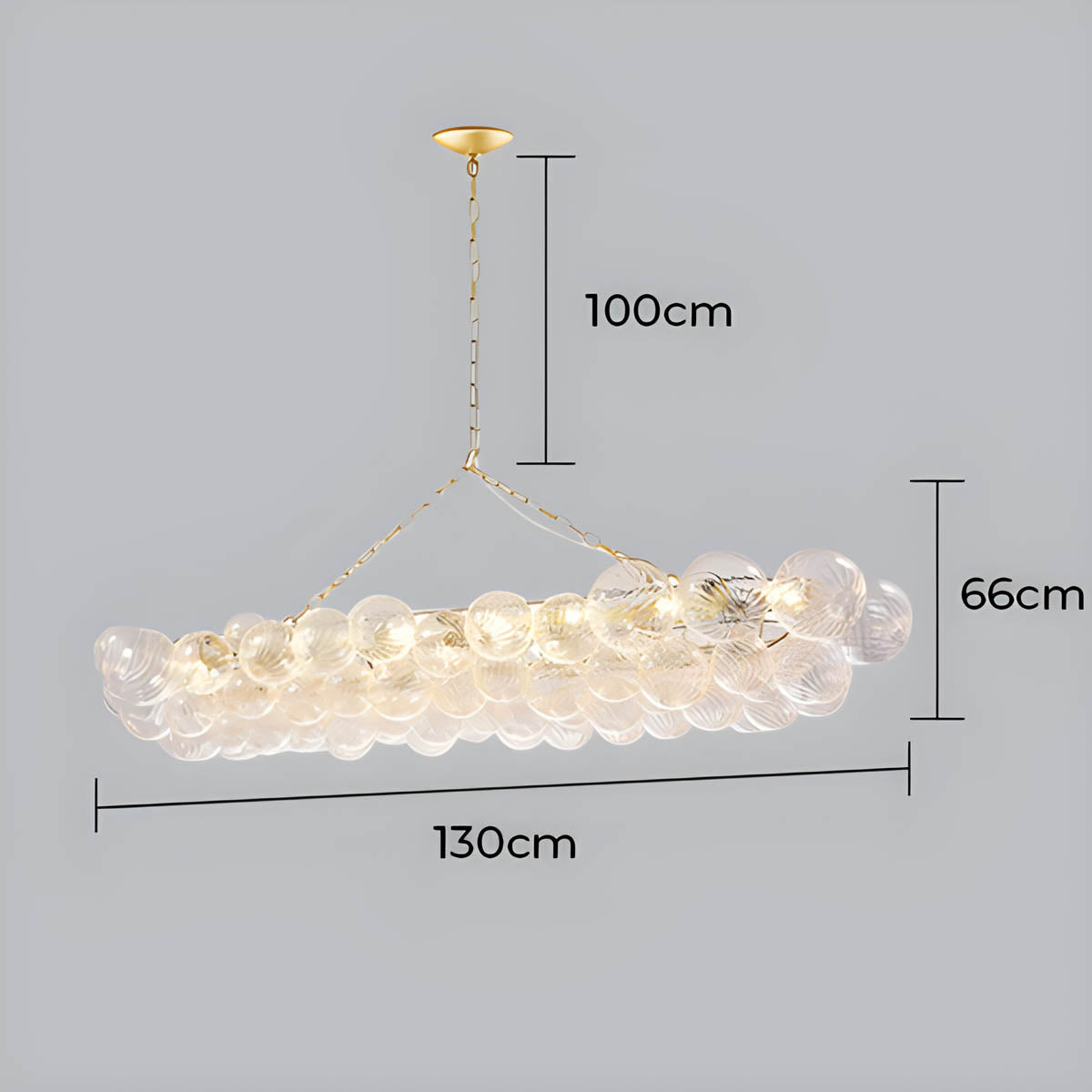 Hawick Drop Glass Chandelier — gallery image 22