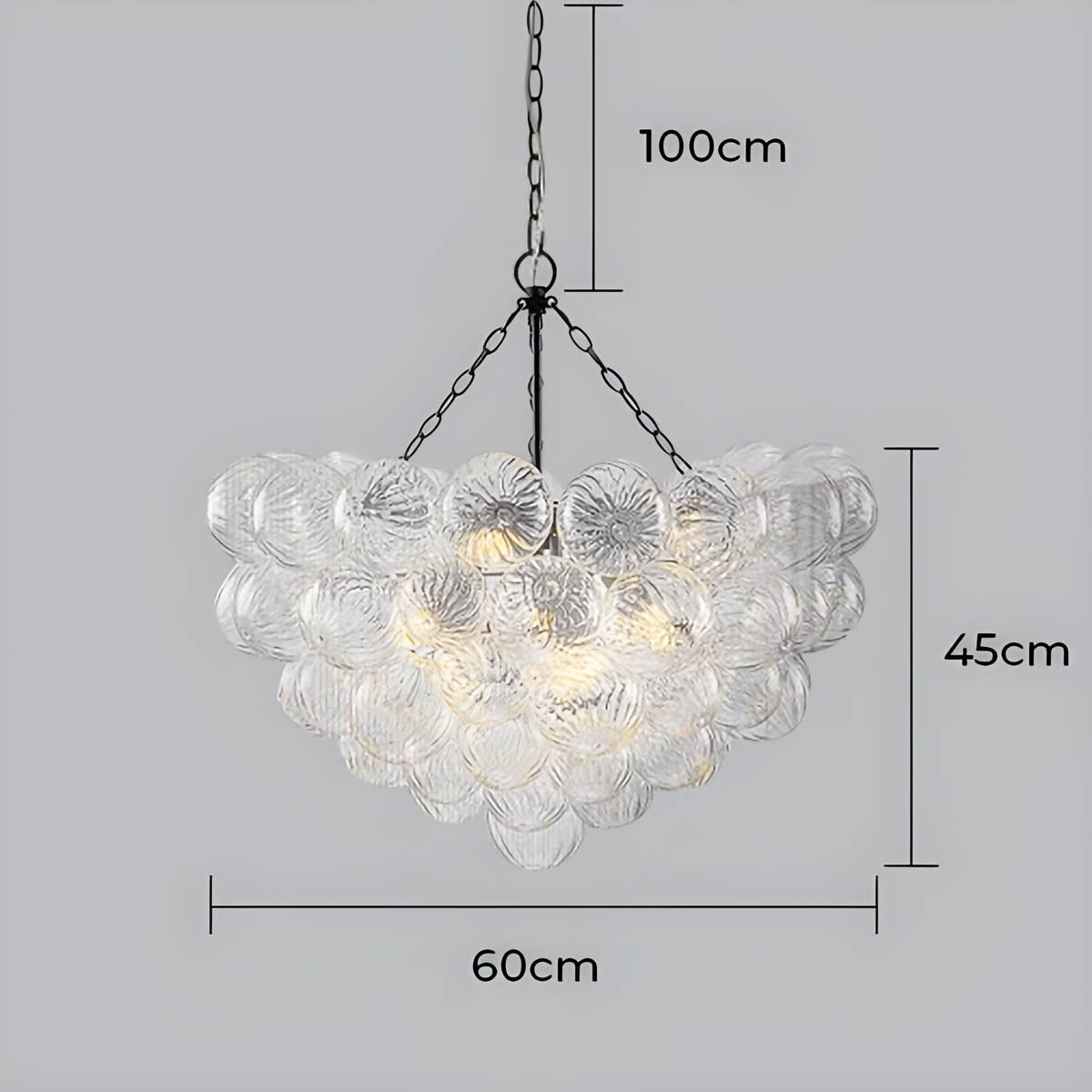 Hawick Drop Glass Chandelier — gallery image 15