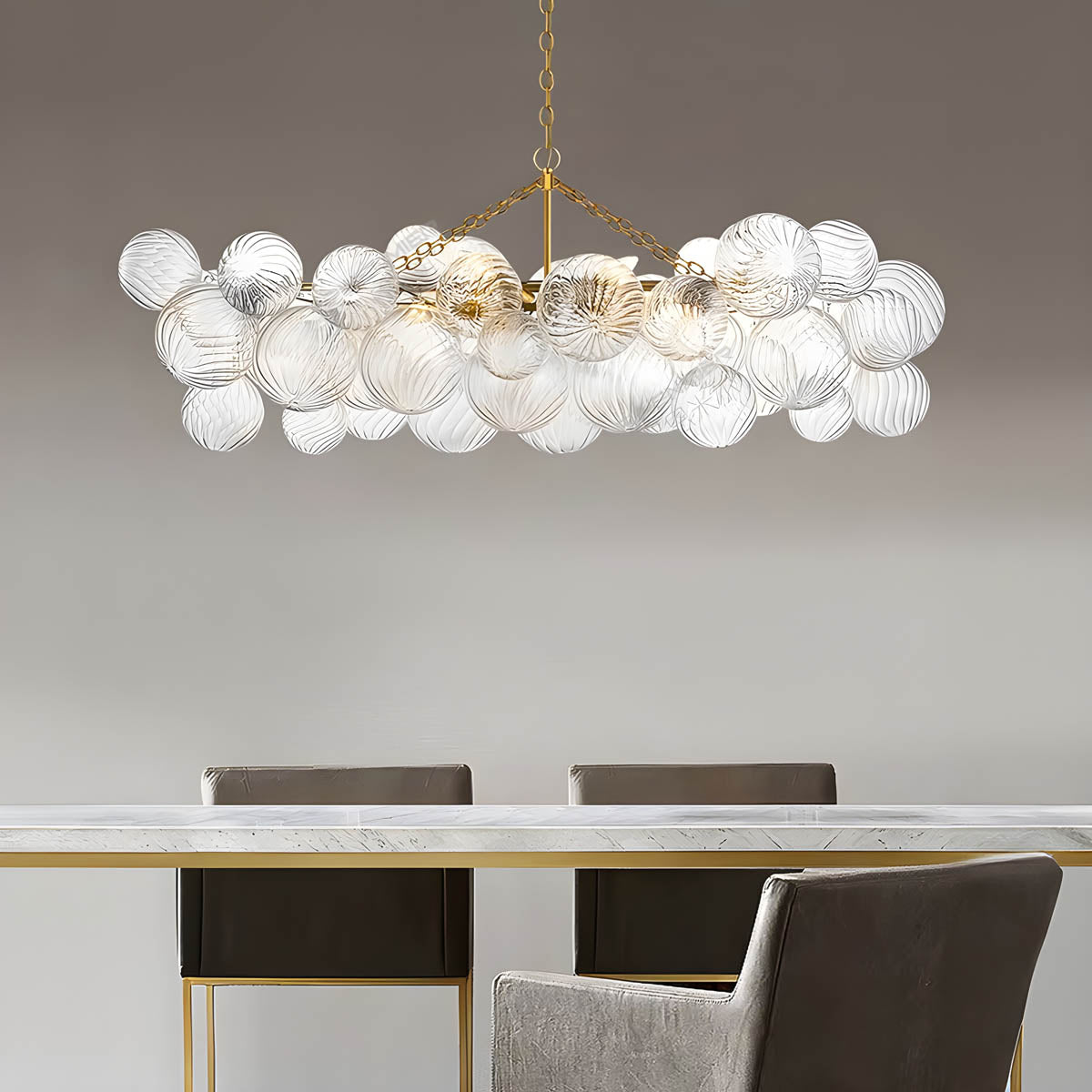 Hawick Drop Glass Chandelier — gallery image 8