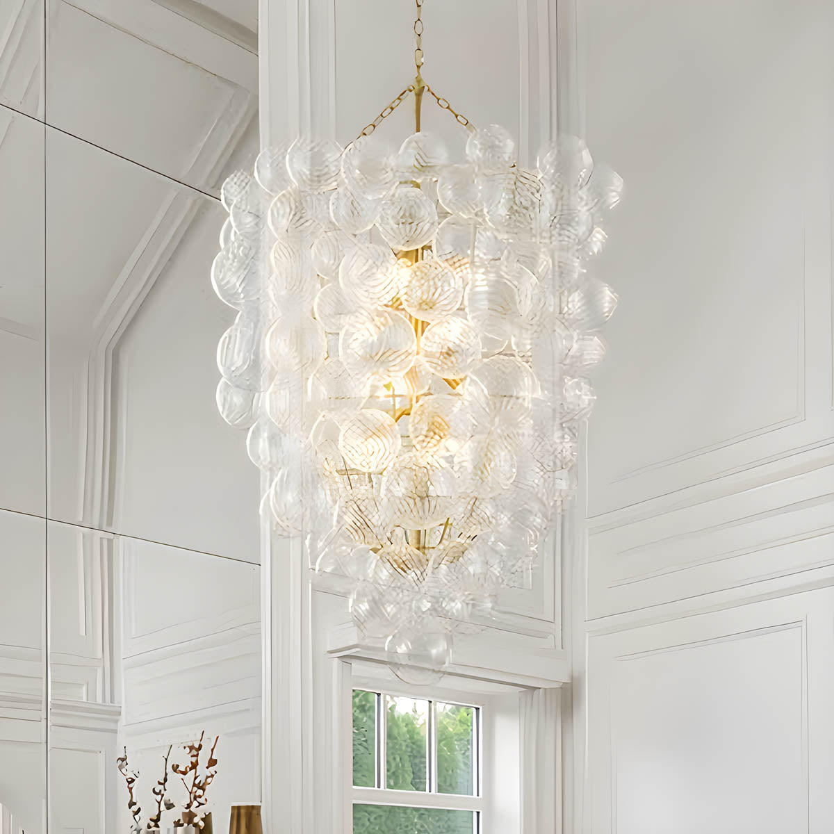 Hawick Drop Glass Chandelier — gallery image 10