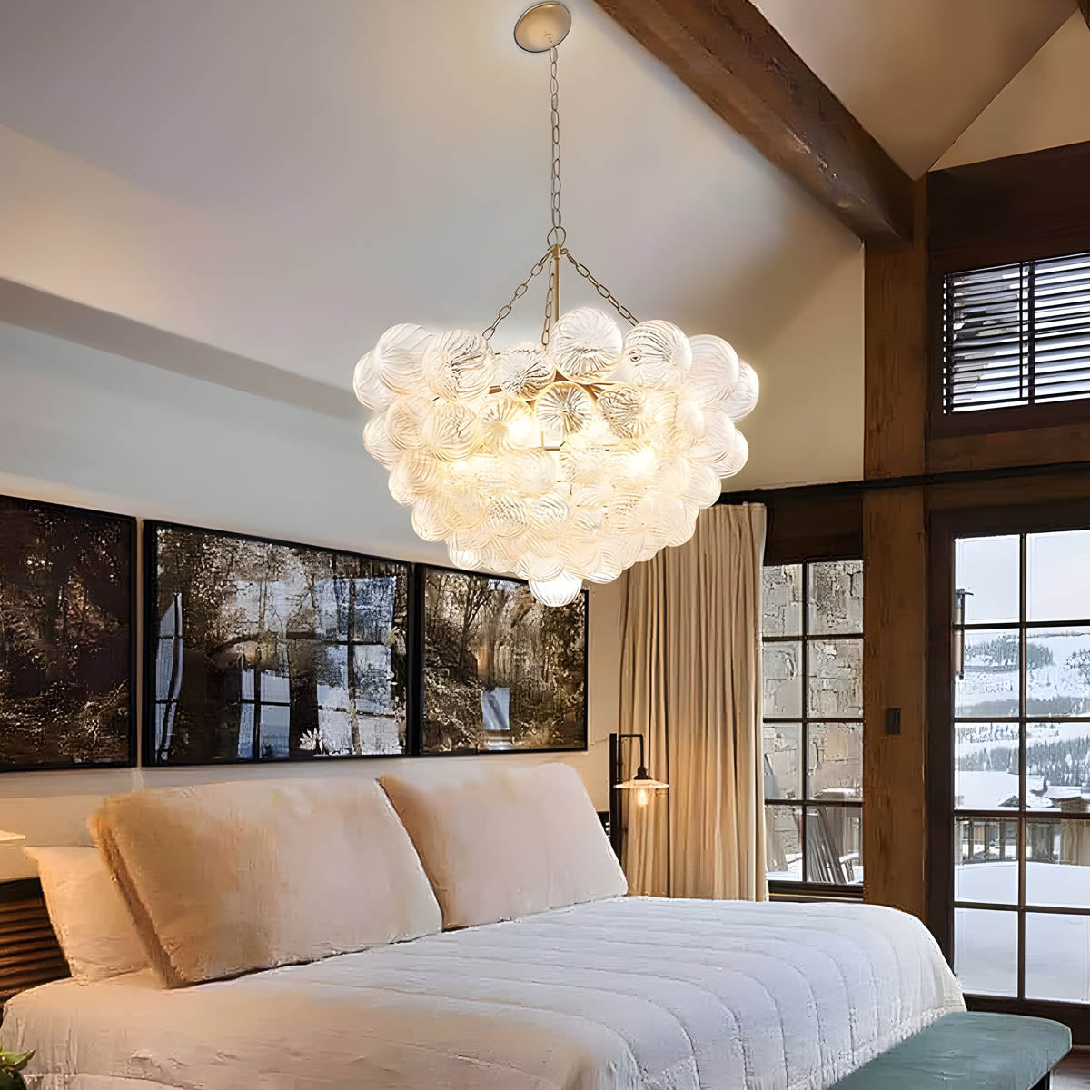 Hawick Drop Glass Chandelier — gallery image 7
