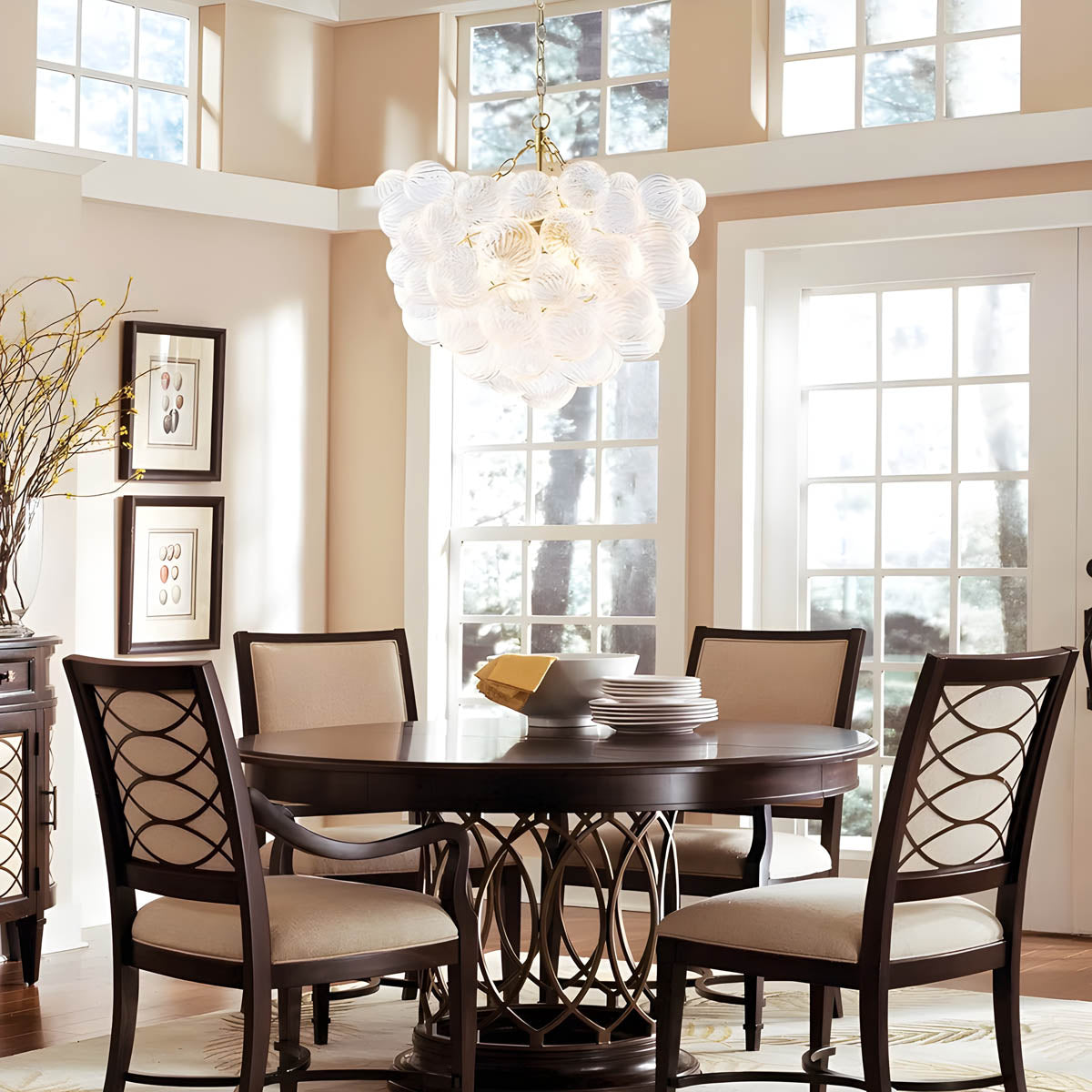 Hawick Drop Glass Chandelier — gallery image 9