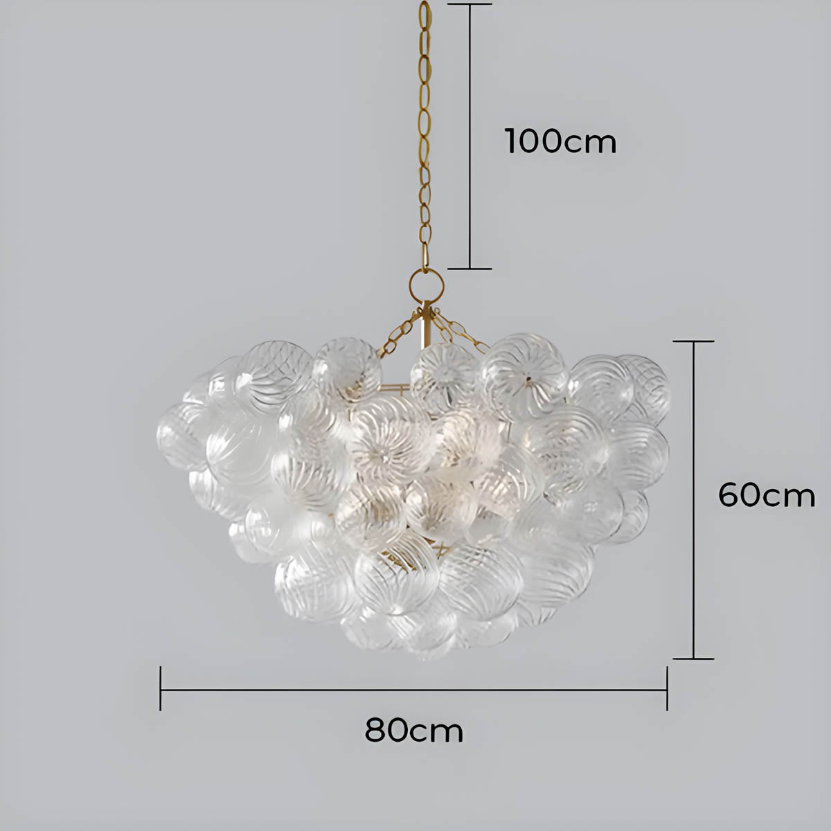 Hawick Drop Glass Chandelier — gallery image 20