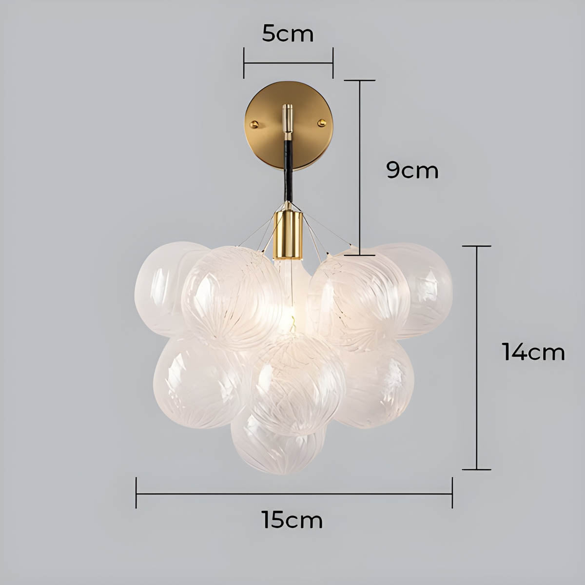 Hawick Drop Glass Chandelier — gallery image 14