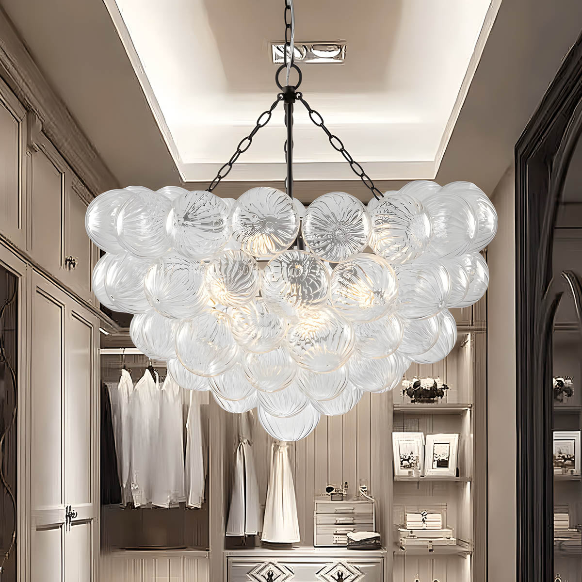 Hawick Drop Glass Chandelier — gallery image 11