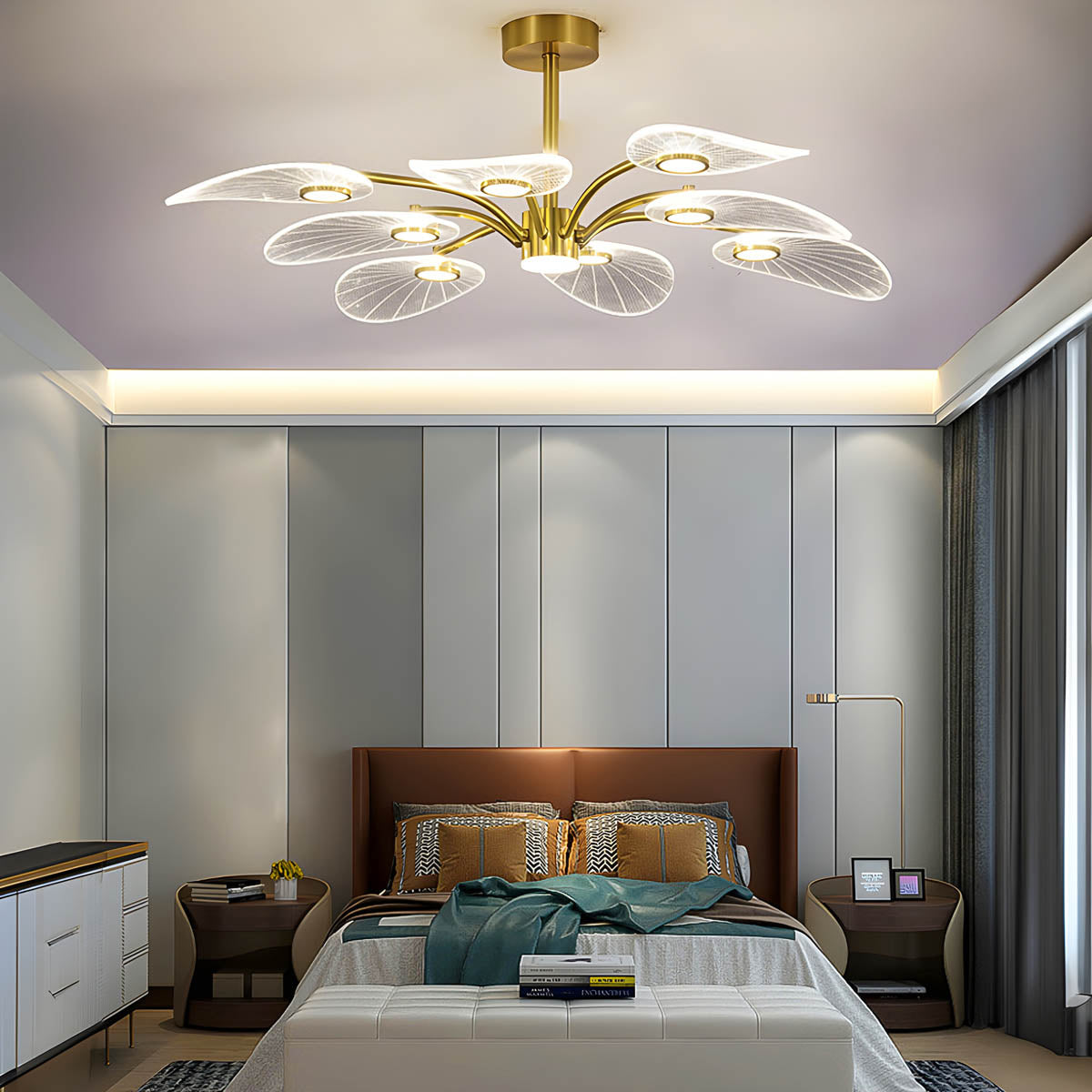 Waverley Drop Acrylic Chandelier — gallery image 5