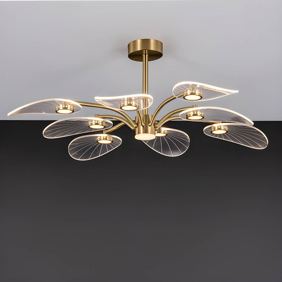 Waverley Drop Acrylic Chandelier — gallery image 11