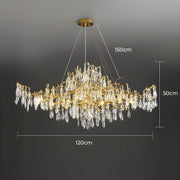 Asterwood Drop Crystal Chandelier — gallery image 19